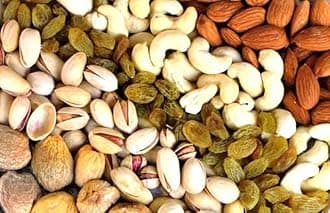 NATURESERVE Mix Dry Fruits with Almonds, Cashew, Kishmish, Apricot, Black Raisins, Nuts and Dry Fruits (500g)
