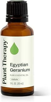 Plant Therapy Egyptian Geranium Essential Oil 100% Pure, Undiluted, Natural Aromatherapy, Therapeutic Grade 30 mL (1 oz)