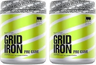 MMUSA Gridiron Pre-Game Diet Supplement Powder, Strawberry, 800 Gram (Pack of 2)