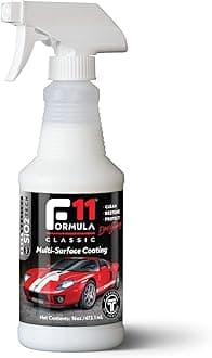 - TopCoat F11 Car Polish & Sealer for Cars, Motorcycles, RVs and More – Water-Based Alternative to Ceramic Car Wax - 16 oz F11 Top Coat Spray Bottle