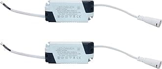 18~24W LED Driver 300mA Constant Current High Power AC 85-265V Output 54-100V DC Female Connector with Clip, External Power Supply LED Ceiling Lamp Rectifier Transformer