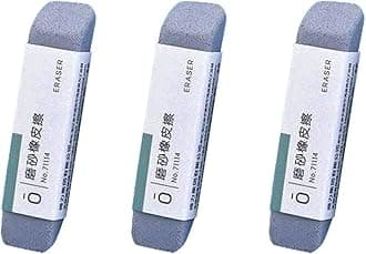 Sand Eraser 3-Pack, Designed to Remove Colored Pencil and Ink Markings