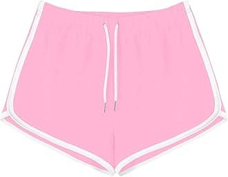 Athletic Shorts for Women Wide Leg Dolphin Hem Drawstring Elastic Waist Casual Summer Running Gym Workout Yoga Shorts