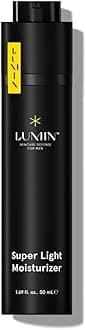 Lumin - Super Light Moisturizer Men - Ideal for Control Oily Skin, Skin Care for Men, Reduce Appearance of Fine Lines, Boost Hydration With Hyaluronic Acid, Daily Use, 50ml