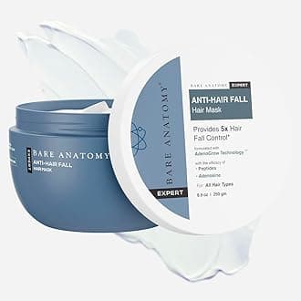 Bare Anatomy Anti-Hair Fall Mask | Provides 5X Hair Fall Control | For Hair Fall | Suitable For All Hair Types | Enriched with Adenosine and Peptides | 250gm