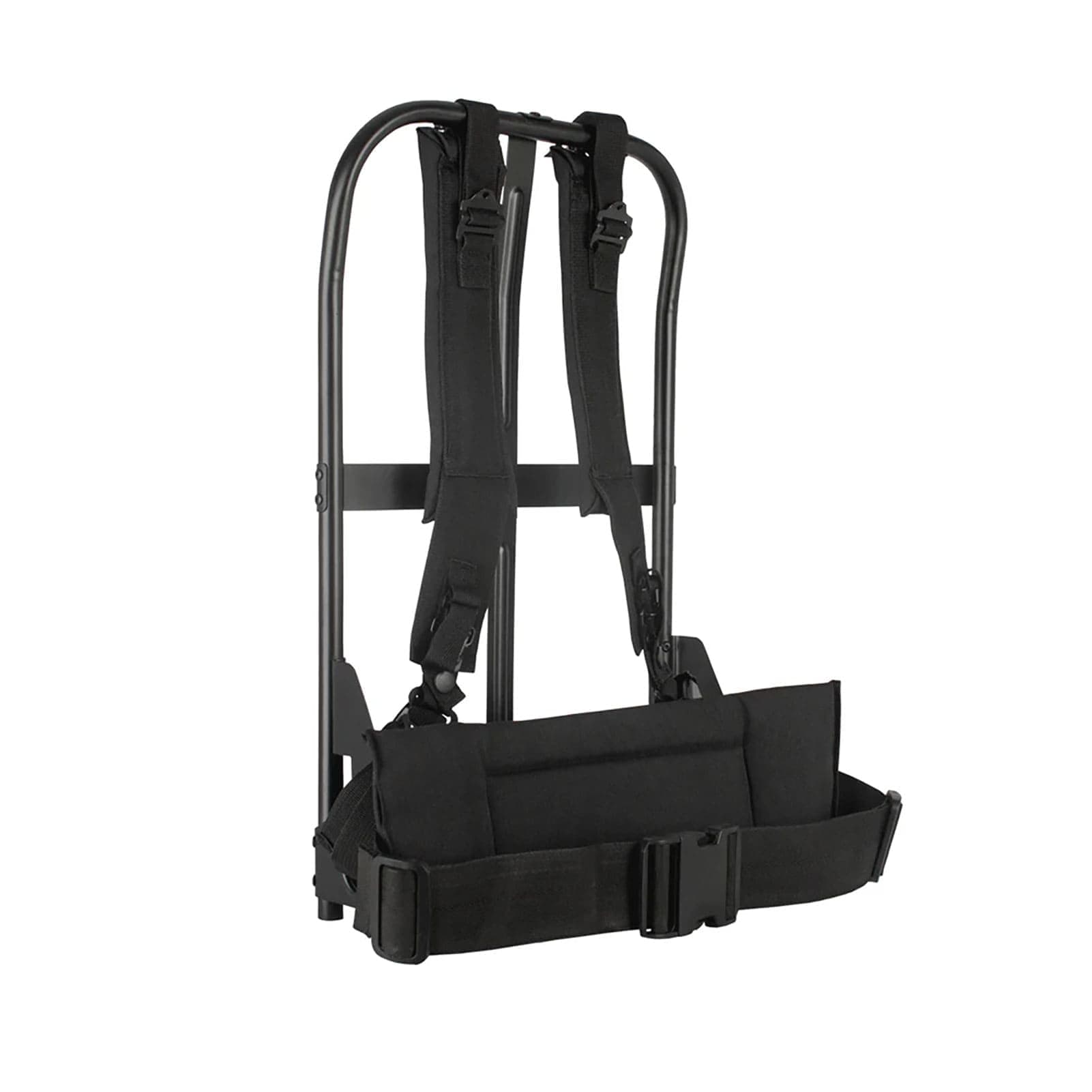 FOX OUTDOOR PRODUCTS LC-1 A.L.I.C.E. Field Pack Frame | External Load Carrier with Shoulder Straps, Kidney Pad, Waist Belt, Black (54-025)