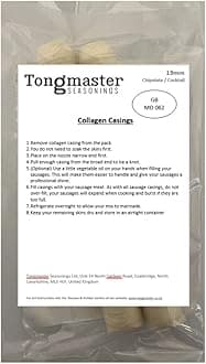 2 Pack Chipolata / Cocktail Sausage Casings Skins Collagen - Very Long