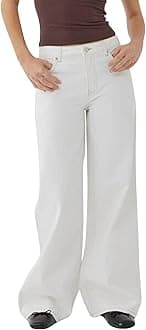 Women's Y2K Baggy Jeans Trendy Low Rise Jeans Casual Straight Leg Jeans Loose Boyfriend Denim Pants Fall Outfits