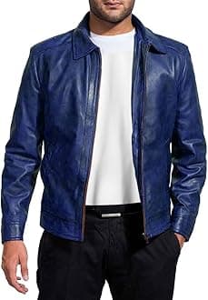 Mens Men's Leather Jacket Men's Leather Jacket