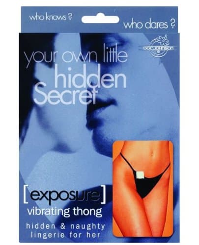 Bullet Exposure-Vibrating Thong