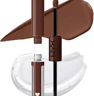 NYX Professional Makeup Lip Gloss, High Pigment, Long Lasting Lip Shine, No Transfer, Shine Loud, Glass Shine, Upto 16H Wear, Vegan Formula, Shade: 30 Total Baller