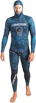 Cressi Spearfishing and Freediving Two-Piece Wetsuit with Loading Chest Pad, Knee Protection, Anatomical Design - Tokugawa: Designed in Italy