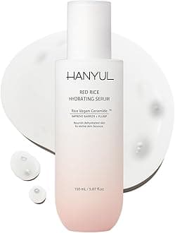HANYUL Red Rice Hydrating Serum with Vegan Ceramide | Korean Skincare for Deep Hydration, Radiant Skin Glow, Firming & Barrier Support, Slow Aging 5.07 fl. oz.