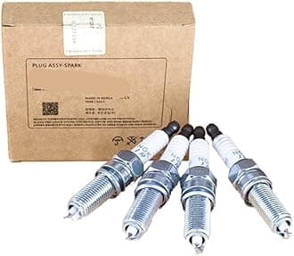 Spark Plug 4/20/40pcs 18846-10060 SILZKR6B10E Iridium Spark Plug/Fit For Hyundai I30 IX35 IX40 / Fit for Kia Rio Soul Accent Veloster Solaris 1884610060(4PCS(Brown))