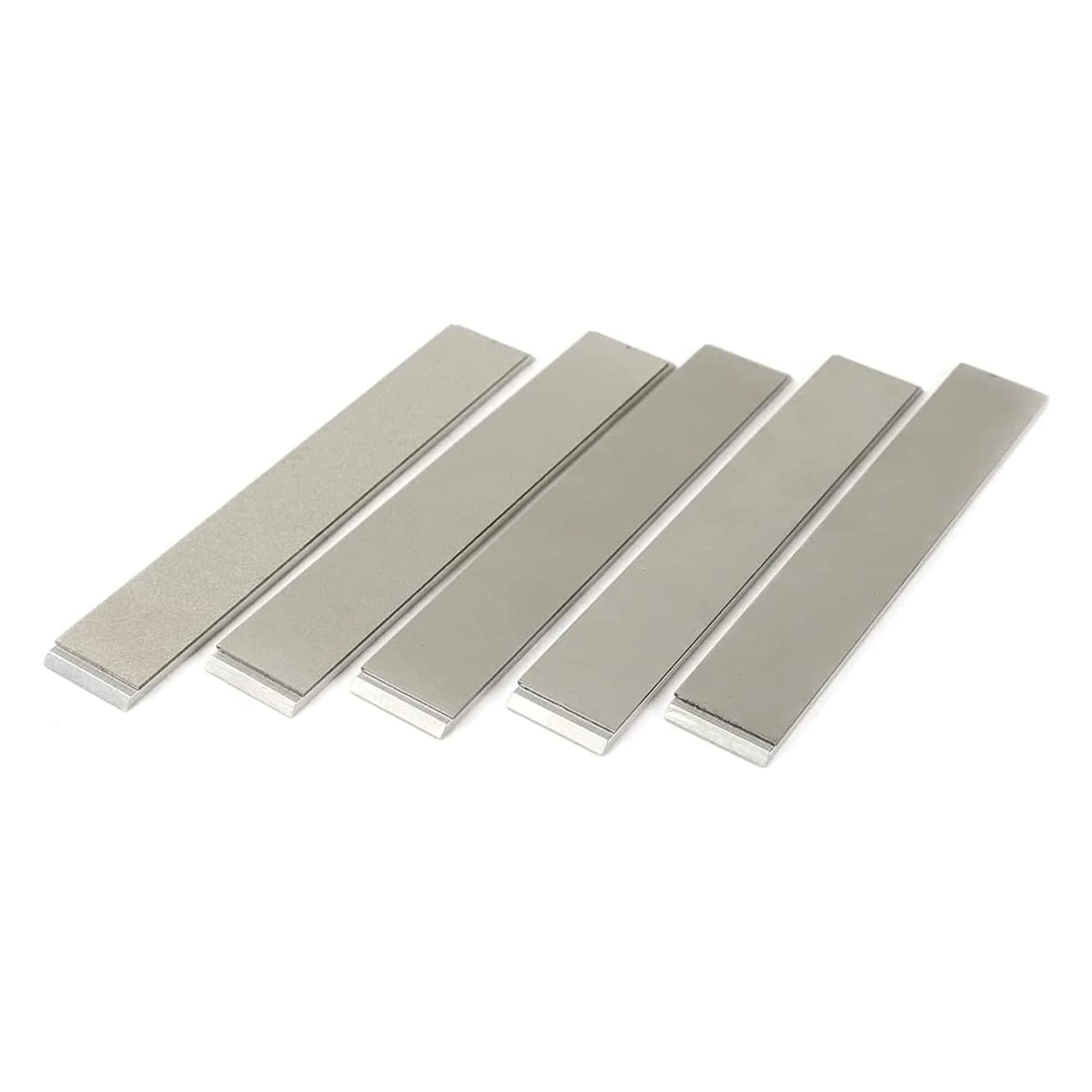 TSPROF Set Of Rectangular Diamond Plates On Blanks5 Pcs For Processing Knife Blades