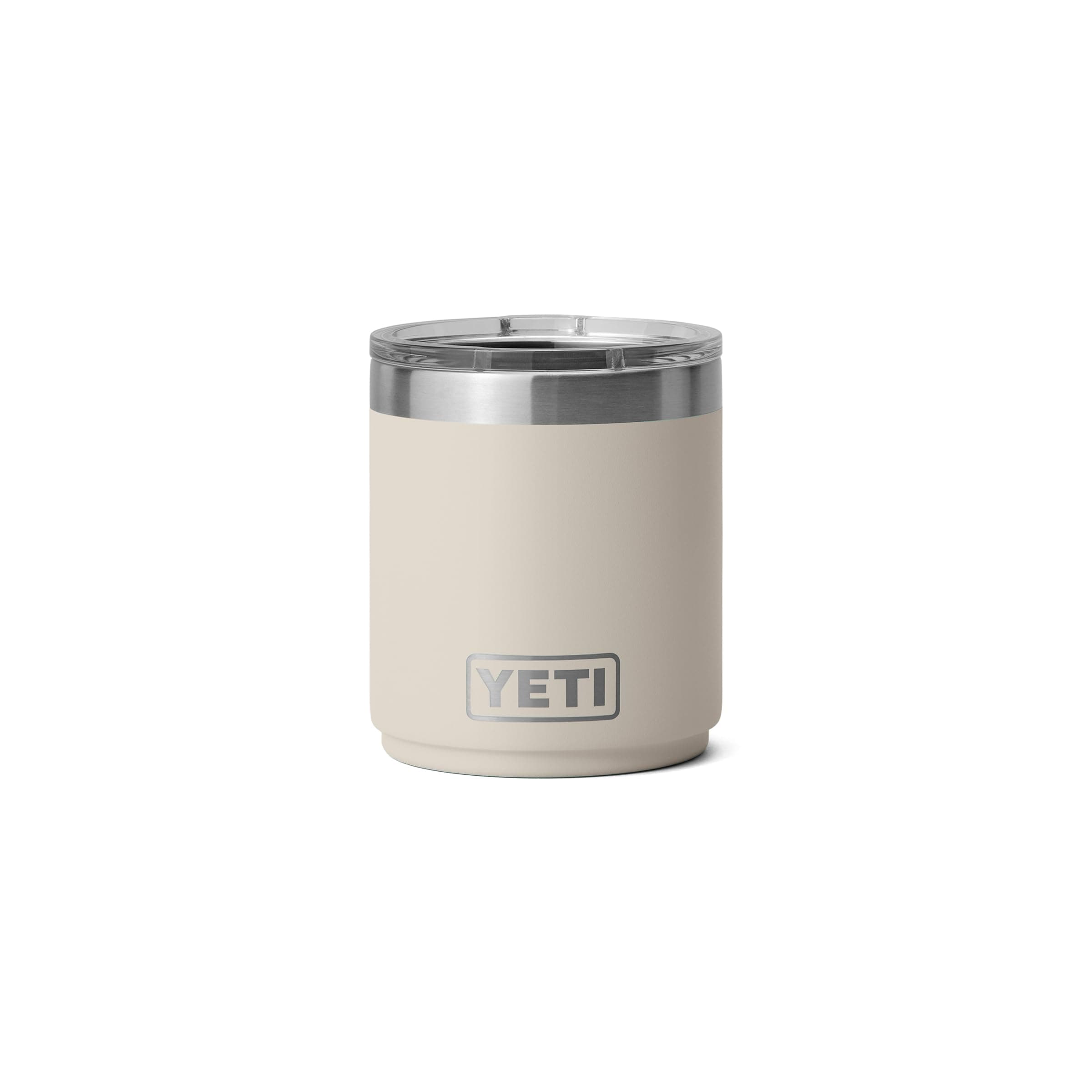 YETI Rambler 10 oz Stackable Lowball 2.0, Vacuum Insulated, Stainless Steel with MagSlider Lid, Cape Taupe