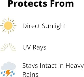 Voosoto Pigeon Nets for Balconies/Anti Bird Control Net, UV Stabilized HDPE Heavy Duty HDPE Nylon Mesh Net for Balcony (Installation Kit Included) - 6 Ft X 18 Ft - Black Colour