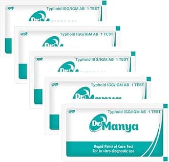 Dr.Manya Typhoid IGG/IGM Test Kit Antibody Pack of 5 Test Kit