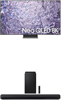 SAMSUNG 85-Inch Class Neo QLED 8K QN800C Series Mini LED Quantum HDR Smart TV (QN85QN800C, 2023 Model) HW-Q700C 3.1.2ch Soundbar w/Wireless Dolby Audio, (Newest Model)