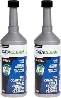 Cataclean Diesel | Complete Fuel & Exhaust Cleaner | Catalytic Converter, Valve & Injector Cleaner | Fuel Additive Formulated for Performance & Fuel Efficiency | Pre MOT Emissions Reducer | 2 x 500ml