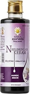 Neelibhringadi Keram | Hair Oil for Hair Growth | With Indigo, Bhringaraj & Amla | Triple Care Formula | 200ml