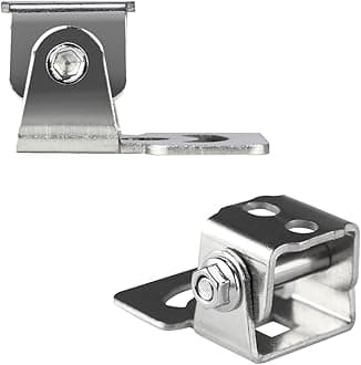 2 Pack Motorcycle Driving Light Mount Bracket Adjustable Stand Holder Plates for Motor Spotlight Headlight Led Auxiliary Pods Light Fog Lights ATV Truck Dirt Bike Off Road SUV Boat