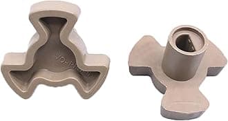 電子レンジターンテーブルモーターカプラー電子レンジターンテーブルローラーガイドサポートガラストレイドライブカップリング交換(シャフト長さ-0.69インチ)