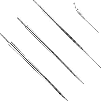 BodyAce G23 Titanium Threadless Piercing Taper, 14G 16G 18G Piercing Taper Insertion Pin, Body Piercing Stretching Kit Assistant Tool for Nose/Ear/Navel/Lip/Eyebrow