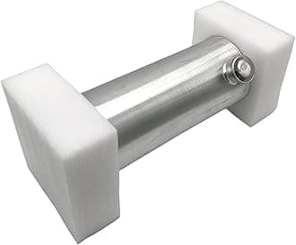 JSD 5.5 Gallons 8" x 26" Universal Auxiliary Aluminum Spun Round Gas Tank / Fuel Cell Tank End Fill 1/4" NPT Outlet