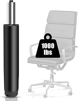 Omyoffice 5.5 inch Office Chair Gas Lift Cylinder-Office Chair Replacement Parts,Universal Size Fits Most Chairs,Heavy Duty Gas Lift Hydraulic/Pneumatic Piston(Black)
