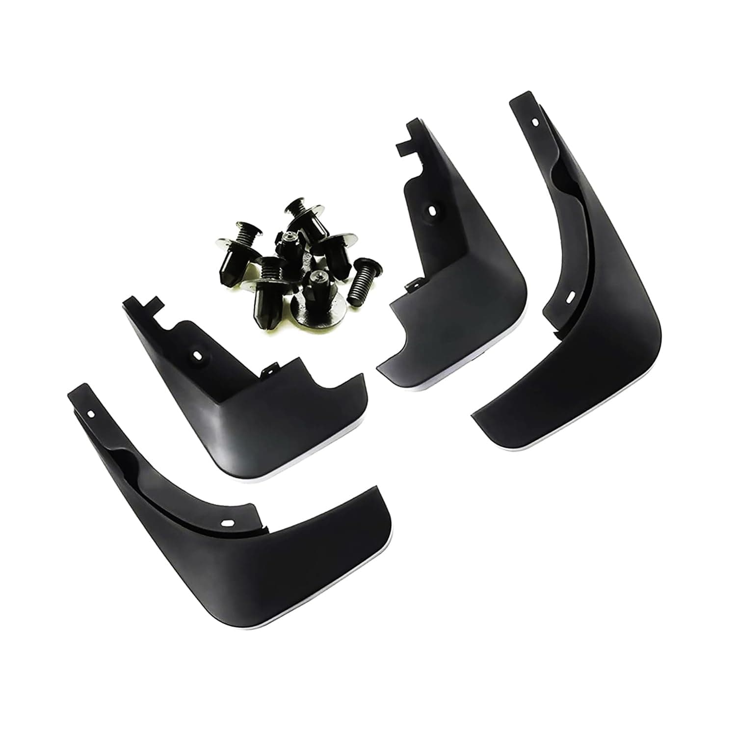 O E Type Car Mud Flap Box Shape Splash Protection Guard Tyre Flap Complete Set of Front & Rear Tires for Tata Curvv 2024