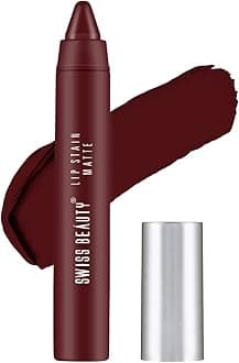 Stain Matte Lipstick | Long Lasting, Hydrating & Lightweight Lipstick | Raspberry, 3.4gm|