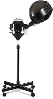 Professional Hair Steamer for Deep Conditioning, Height-Adjustable Standing Hair Steamer with Timer, Hairdressing Care Hood Color Processor Beauty Salon Home