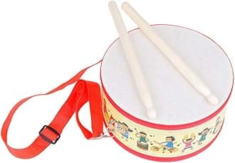Marching Drum Set Musical Band Drum Children Percussion Musical Instrument With Adjustable Strap And Wooden Sticks for Christmas Birthday