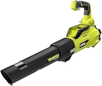 RYOBI RY40407BTLVNM 125 MPH 550 CFM 40-Volt Lithium-Ion Brushless Cordless Variable-Speed Jet Fan Leaf Blower (Tool-Only)