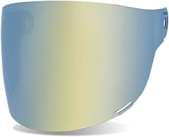 Bullitt Flat Face Shield (Brown Tab) (Gold Iridium)