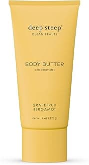 DEEP STEEP Grapefruit Bergamot Body Butter, 6 OZ