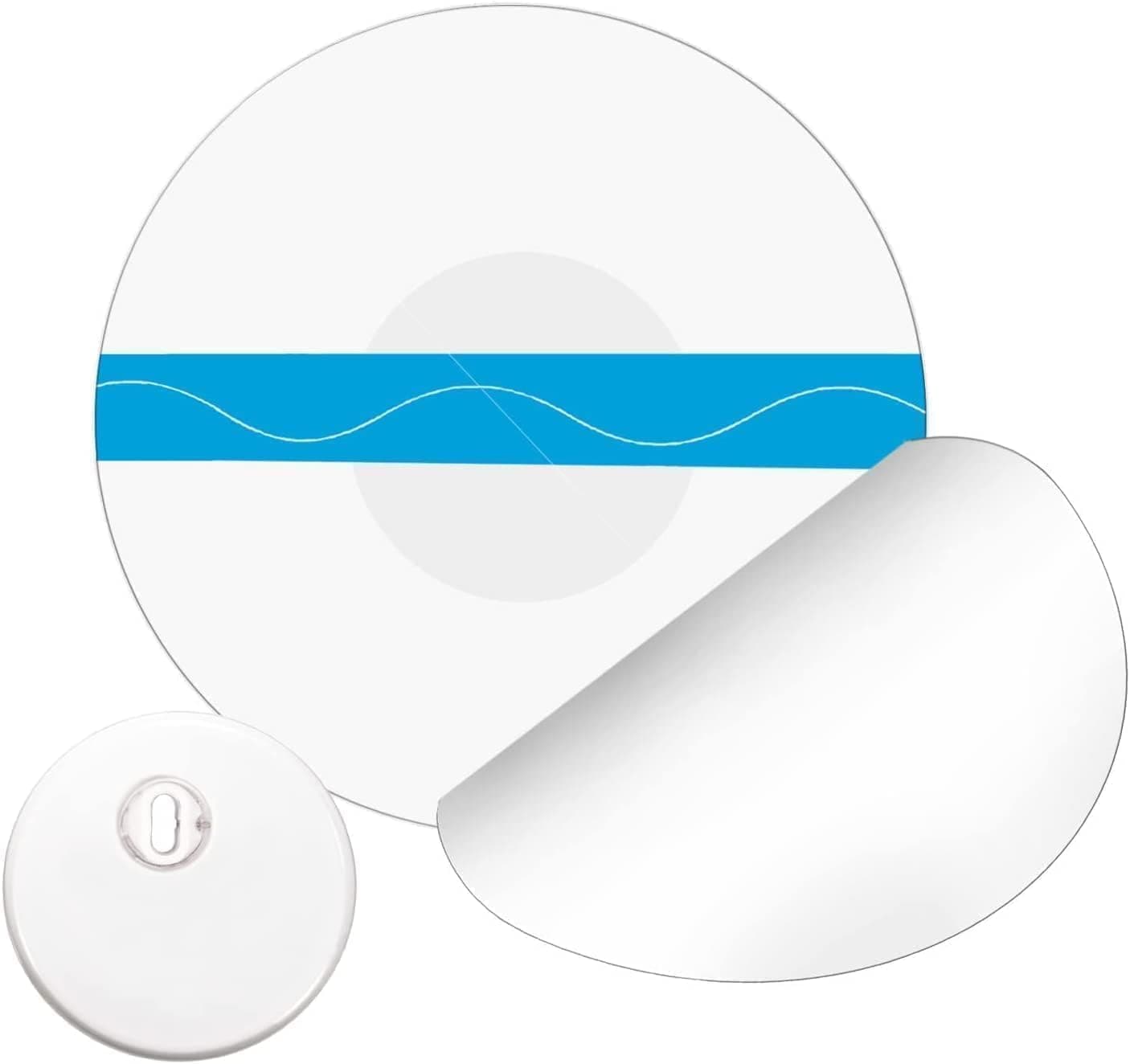 Sensor Covers for Libre 3 Waterproof,100 Pack Libre 3 Plus Covers,Transparent & Long-Lasting CGM Overpatch Tape,Easy to Apply and Remove & Lasting to 14 Days-Without Hole