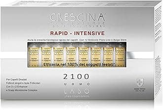 CRESCINA LABO Transdermic RAPID-INTENSIVE Follicular Islands Anti Hair Loss Treatment 2100 Man 40 Vials Anti Hair Loss Treatment