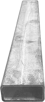 Galvanised Mild Steel Sections | Flat Bar | Square Tube | Rectangle Tube | Angle Iron (Rectangle Tube - 100mm x 50mm x 3mm, 2000mm)