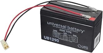 AlveyTech Premium 12 Volt Battery Pack for Razor E-Punk/Electric Punk and The Viro Rides VR550 Scooter (9 Ah Extended Range Upgrade, Versions 1+) - Replacement AGM Battery with Wiring Harness