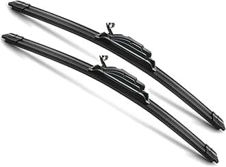 JustCar 16 inch + 16 inch Compatible with Jeep Gladiator 2020-2025 Wrangler 2018-2022 DODGE Viper 02-99 MERCEDES-BENZ G63 AMG 17-13 G550 17-09 G500 08-02 G55 11-03 Front Windshield Wiper Blade 2 Pack