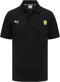 Scuderia Ferrari - Classic Logo Poloshirt - Mens - Red - Official Fanwear Merchandise