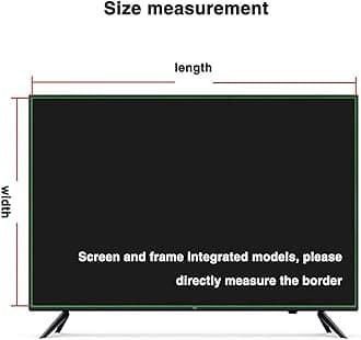 HAMIMI 32-40 Inch Matte Tv Screen Protector, Anti-glare Film, Anti Blue Light, Relieve Computer Eye Strain, Suitable for Lcd Monitors, Tvs, Pcs,Matte-39in(863X485) mm