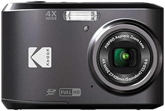 Kodak PIXPRO Friendly Zoom FZ43 16 MP Digital Camera with 4X Optical Zoom and 2.7 LCD Screen (Black) by Kodak