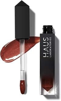HAUS LABORATORIES By Lady Gaga: LE RIOT LIP GLOSS | High-Shine, Lightweight Lip Gloss Available in 18 Colors, Shimmer & Sparkle, Comfortable Wear, Vegan & Cruelty-Free | 0.17 Oz.