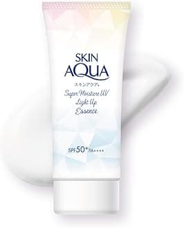 SKIN AQUA Super Moisture UV Light Up Essence, 2.5 oz (70 g), Floral Muguet Scent (Vitamin C Derivatives, Light Pearl, Cosmetic Base, Sunscreen, SPF50+ PA++++, Tone Up)