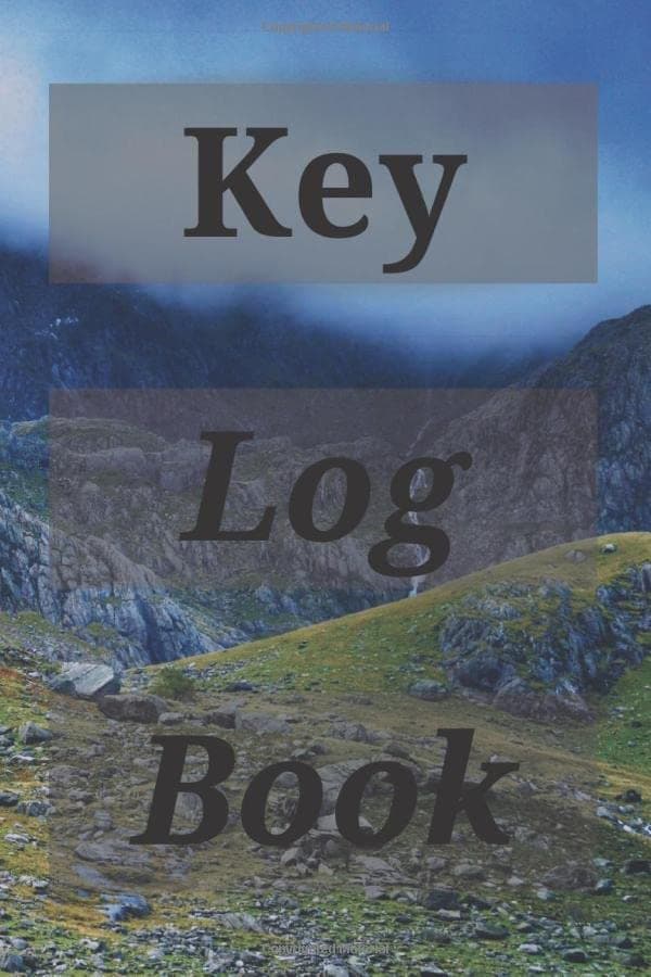 Key Log Book: Key Control Log: Key Control System, Key Log In and Log Out Sheet, Key Inventory Sheet, Key Registry Log.