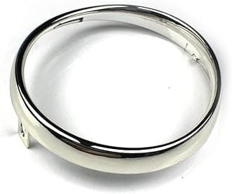 Motorcycle Accessories For Honda Giorno AF24 Motorcycle Chrome Headlight Ring Headlamp Cover (Color : Chrome)