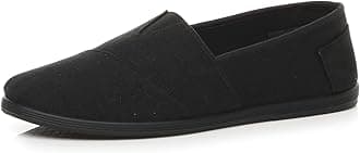 AJVANI Mens Teens Comfort Espadrilles Casual Beach Summer Canvas Shoes Plimsolls Size